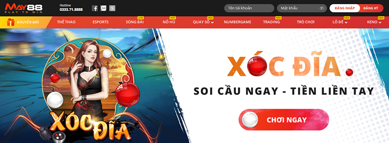 Chương trình khuyến mãi nhà cái MAY88