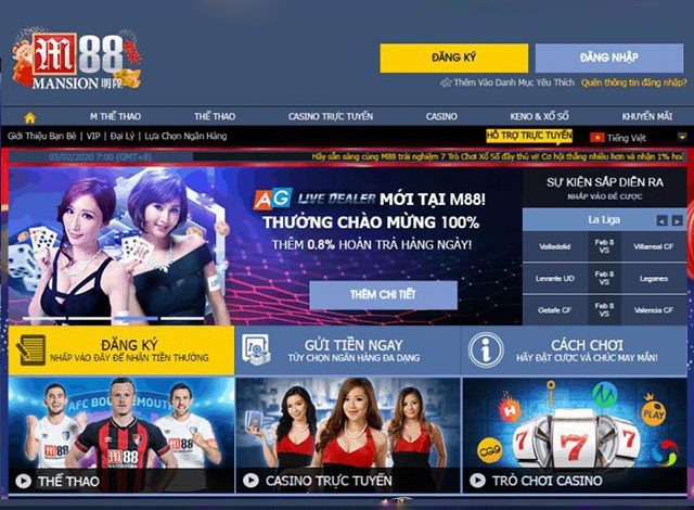 Sản phẩm cá cược tại nhà cái M88